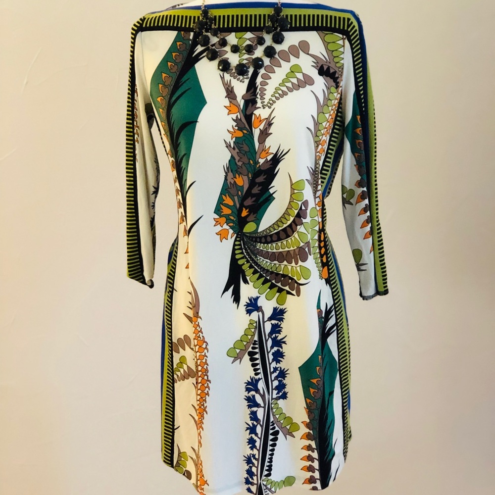 Ali Ro Maternity Fun Patterned Shift Dress